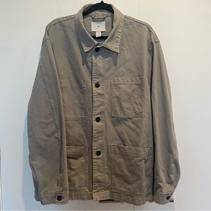 H&M Twill Shacket Overshirt Chore Coat XXL